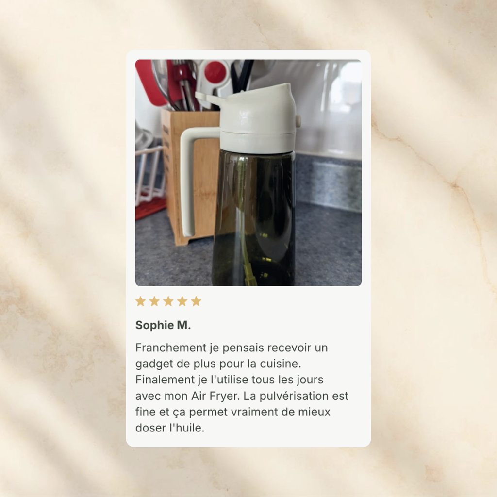 Le vaporisateur indispensable pour votre cuisine