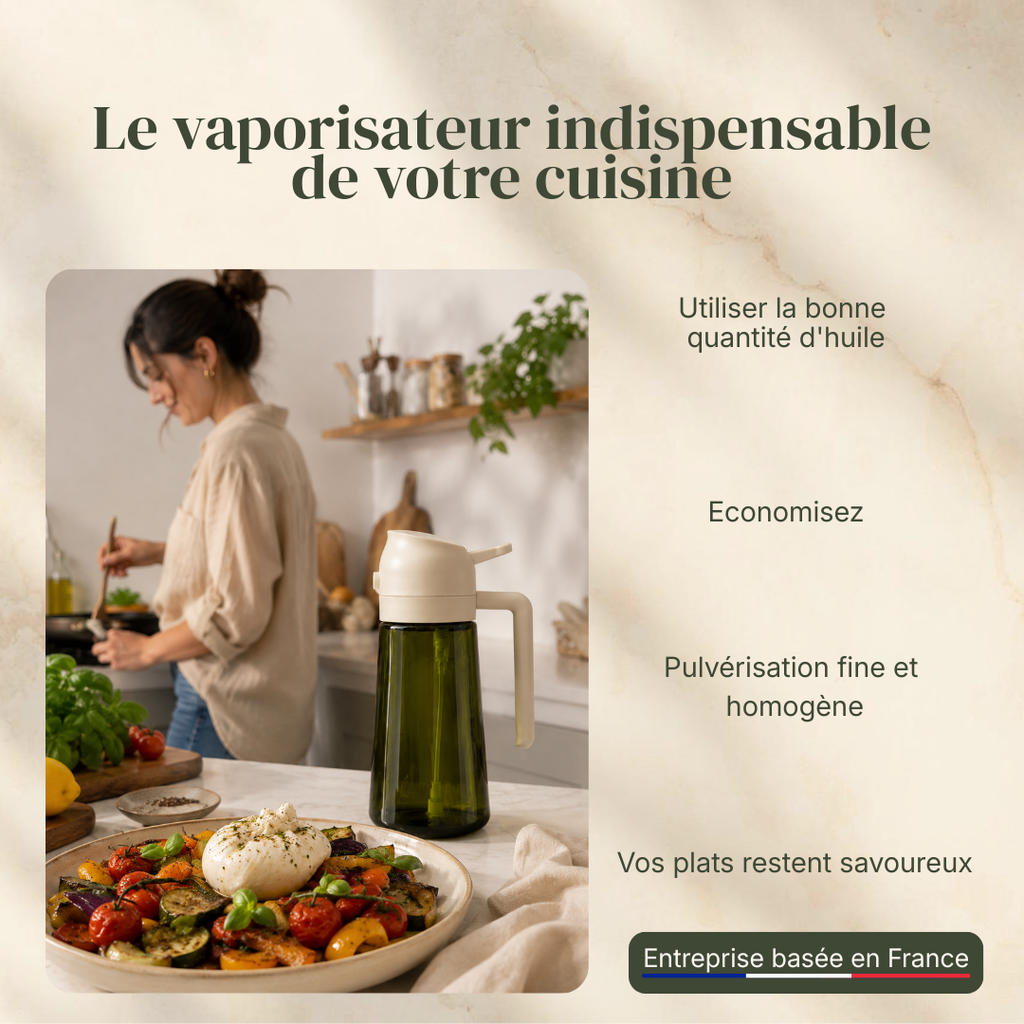 Le vaporisateur indispensable pour votre cuisine