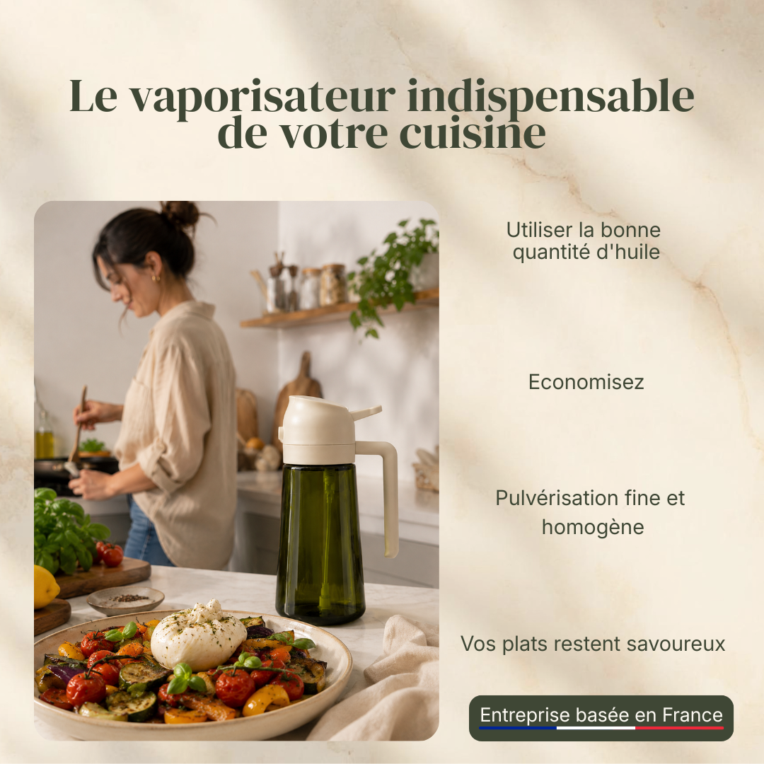 Le vaporisateur indispensable pour votre cuisine